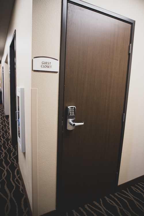 Guest Closet - guests have access to extra amenities